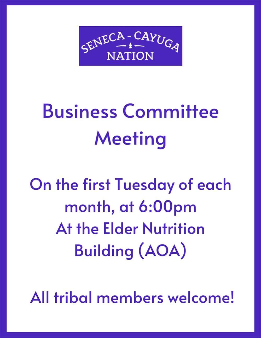 Business Committee Meeting