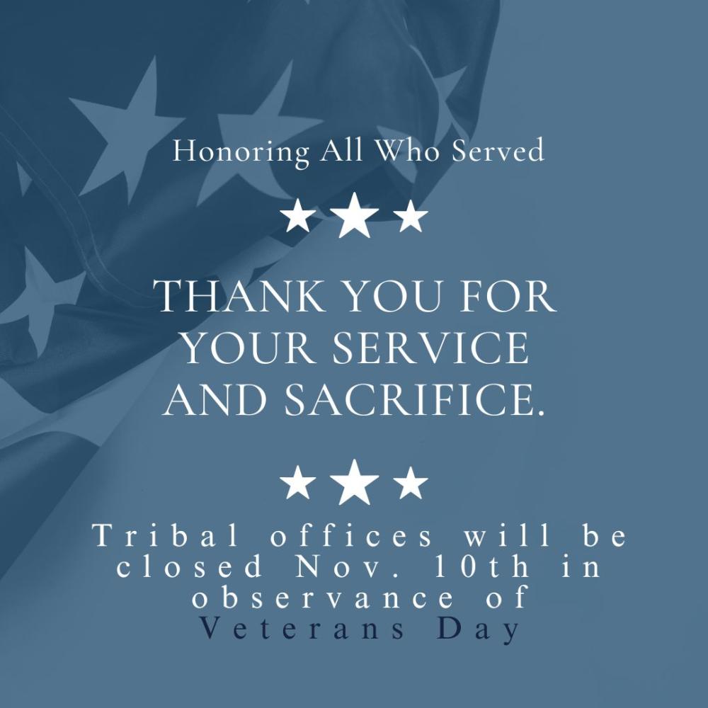 Veterans Day closure 