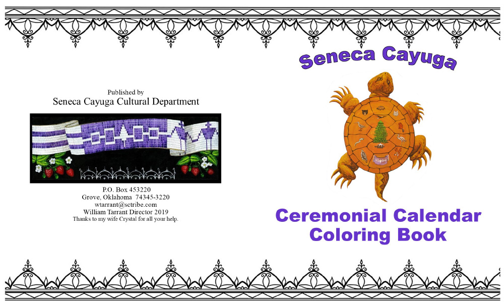 Seneca Cayuga Coloring Book