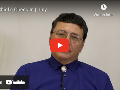 Chief Diebold of the Seneca Cayuga Nation. sctribe.com