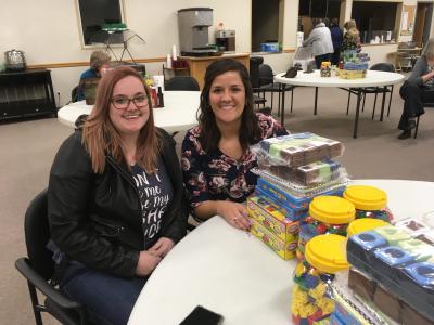 Image of CCDF Team Members at Resource Night, an event they host