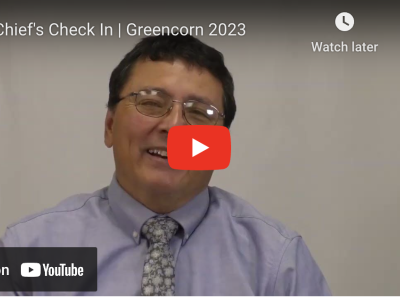 screenshot of youtube video featuring SCN Chief, Charles Diebold