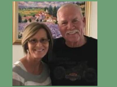 image of Leslie McCoy with husband