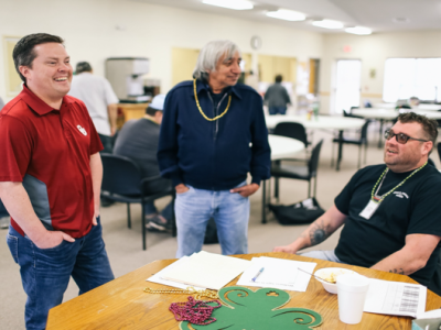image of SCN team & Elders at the Wellness Center