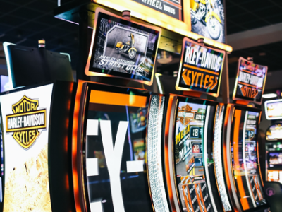 image of slot machine at grand lake casino