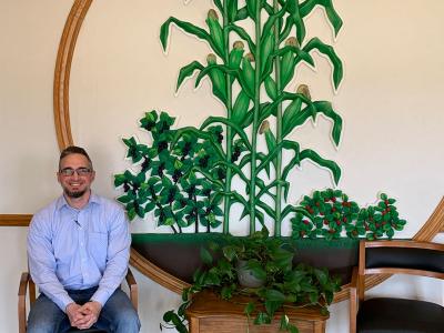 image of troy dry sitting in chair at scn complex