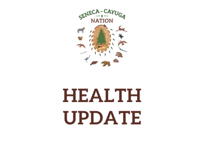 scn emblem with text "health update"