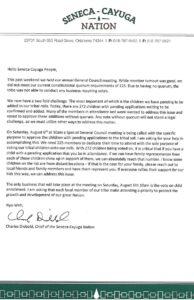 Special General Council Notice 8-6-22