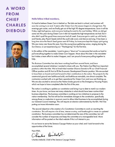 Letter from the Chief - October 2022